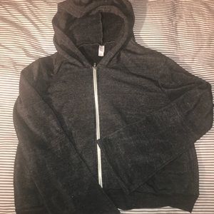 Crop Bell Sleeve Hoodie